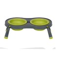 thumbnail image 3 of Dexas D7Q-PW11043238 2.5 Cup Double Pet Feeder - Green, 3 of 3