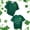 #0139-Army Green, variant on Women's St Patrick's Day T-Shirt Lucky Irish Shamrock Clover Graphic Short Sleeve Crewneck Casual Tees Tops Gift