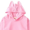 thumbnail image 6 of Yindaity Hoodies for Teen Girls Cute Trendy Long Sleeve Pullover Hoodies Oversized Hooded Sweatshirts Tops Winter Preppy Clothes(Pink,13-14 Years), 6 of 7