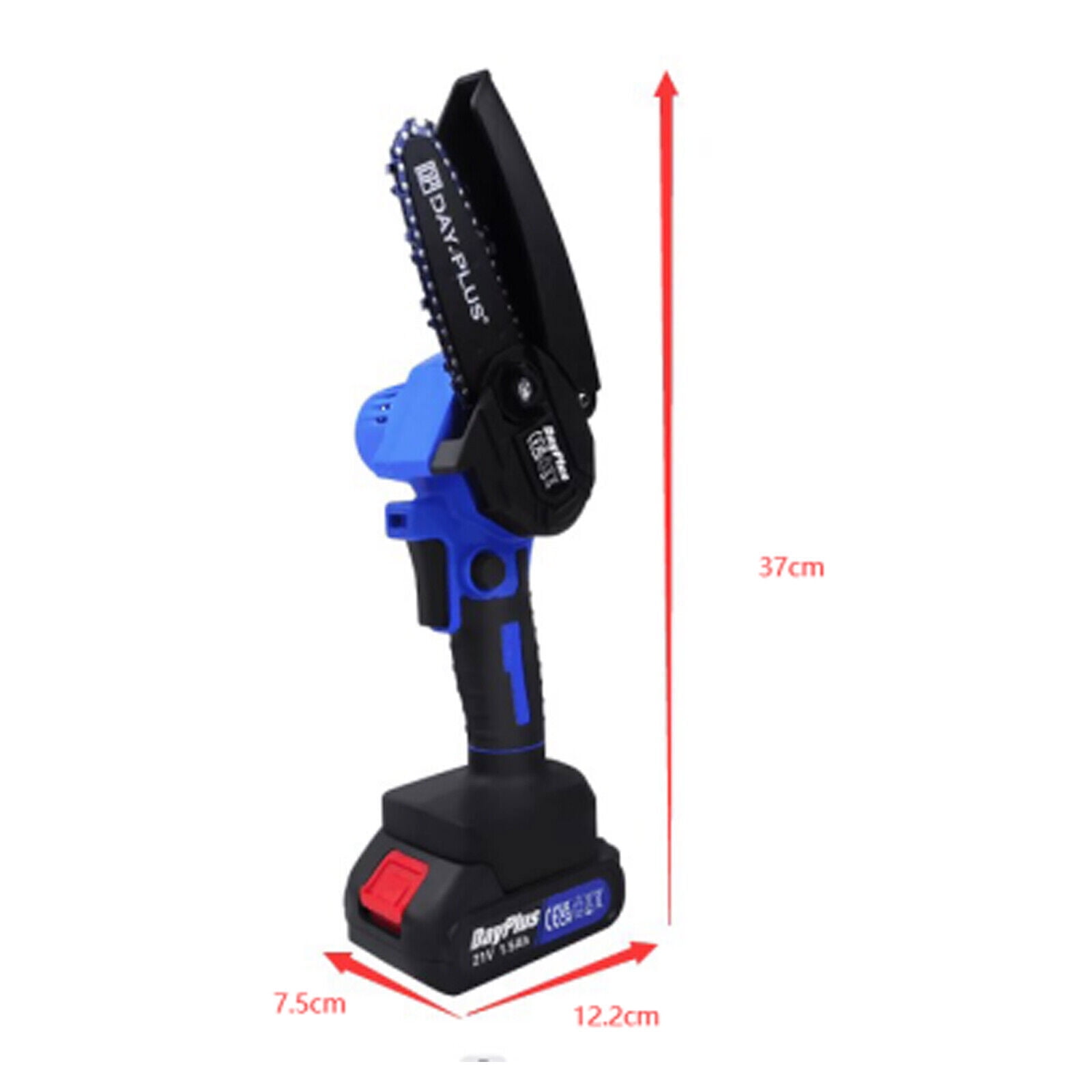 Bowoshen Battery Chainsaw,Mini Electric Chainsaw With 1PC Battery&Charger,4Inch Single-Handed Electric Wood Pruning Saw,Rechargeable Portable For Garden