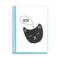 thumbnail image 1 of Black Cat Head Mewing Animal Book Sheet Protectors Portfolio Binder Folder, 1 of 3