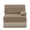 Camel-Right Armrest, variant on Hommoo Comfort Velvet Fabric Sofa with Right Arm, Button Tufted Design & Floor-grazing TasseL, Camel