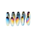 thumbnail image 4 of Set Of 10 Pieces Dreadlocks Braiding Beads s, Fashionable Hair Accessories Decoration Tubes, Neon Color, 4 of 6