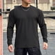 thumbnail image 5 of Blusas y camisas de manga larga con cuello redondo para hombre, sudaderas casuales, jersey de cuello redondo, sudadera de manga larga, blusa para hombre, 5 of 6