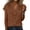 Brown1, variant on Womens Short Sleeve Button down Shirts Cotton Linen Casual Loose Fitted Lightweight Comfy Work Shirt Tops with Pockets