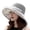 Light Gray, variant on LRen Women Tea Party Hats Wide Brim Sun Hat with UPF 50 for Outdoor Summer Activities Beach Travel and Gardening Black