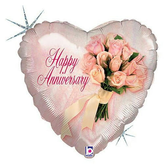 LOONBALLOON Anniversary Balloons, 18″ ANNIVERSARY BOUQUET
