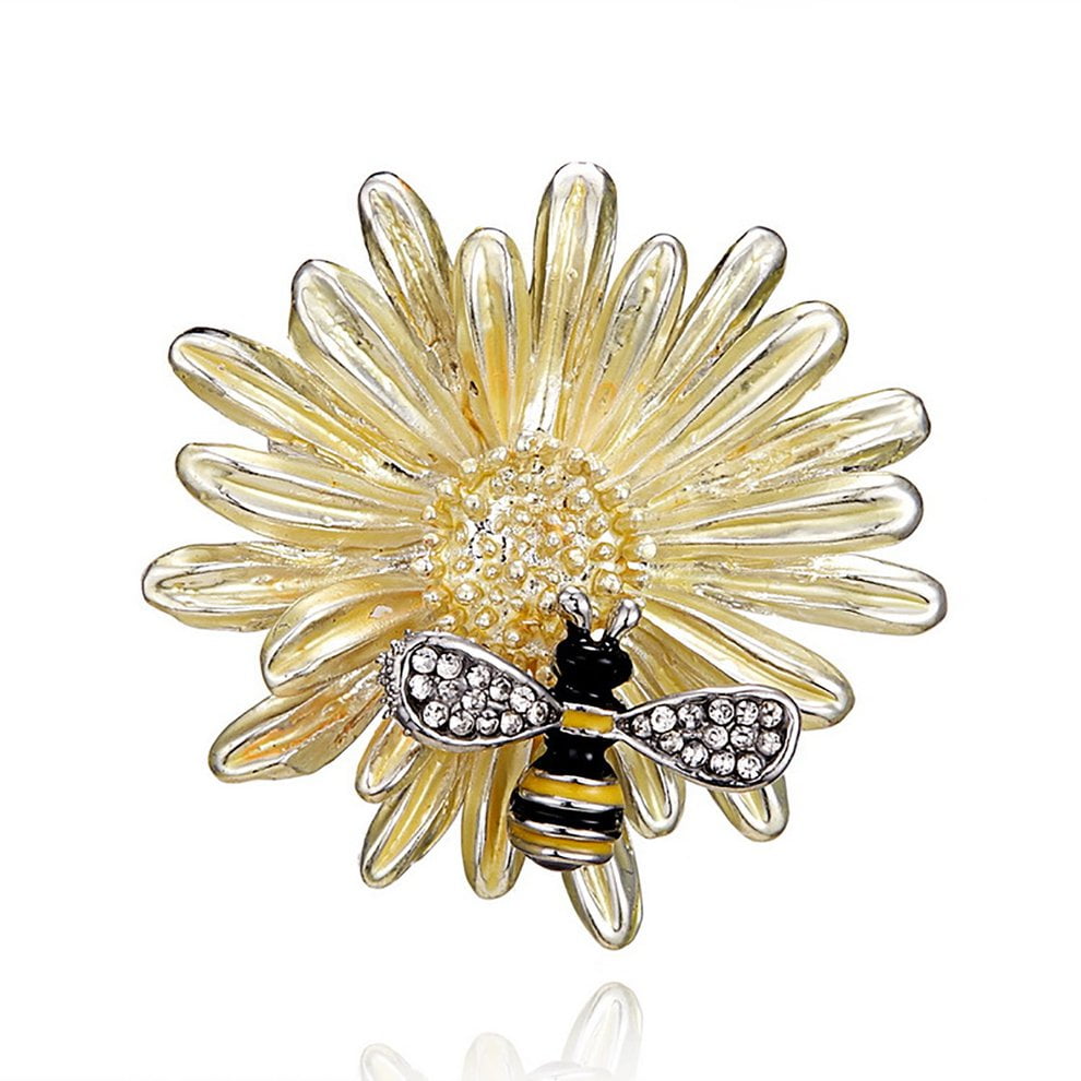 Details about   Honey Bee Brooch  3 Colors Insect Themes Gold Silver and Colorful Tone Pins
