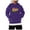 Purple, variant on Boys Hoodie Kids Hoodies Children's Winter Fashion Festival Printed Solid Color Long Sleeved Hoodie Casual And Comfortable Coat