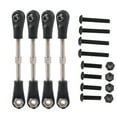 thumbnail image 1 of 4pcs Adjustable Steering Tie Rod Linkage Replacement accessory for 1/10 RC Off Road Vehicle, 1 of 17