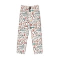 thumbnail image 4 of Goofa Summer Life Printed Soft Pajama Pants for Men, Wide Leg Comfy Casual Lounge Yoga Pants-Small, 4 of 9