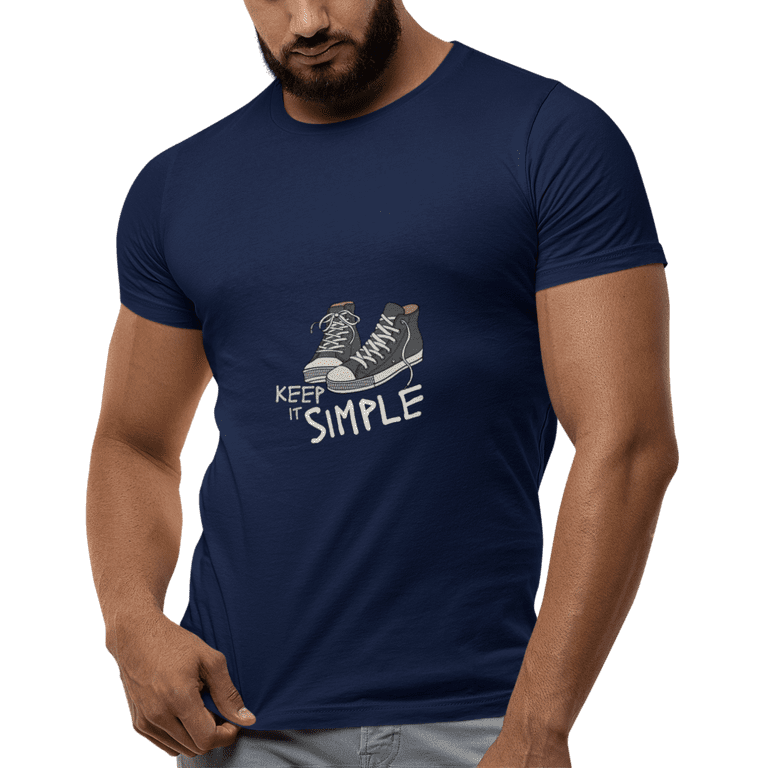 Converse t hotsell shirt mens blue