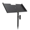 thumbnail image 4 of Grave Marker Stand Marker Holder Iron Anti Fade Easy Assembly Matte Finish Drain Hole Memorial Stone Plaque Stand for Loved Ones Pets, 4 of 5