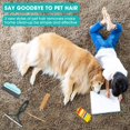 thumbnail image 4 of Pet Hair Cleaner, Portable Fast Dog Hair Removers Reusable Manual Operation  For Rug, 4 of 8