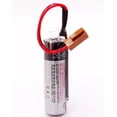 thumbnail image 3 of 10Pcs ER6V/3.6V 2400mAh PLC Lithium Battery Compatible for Toshiba PLC Battery for M64 System with Brown Plug, 3 of 5