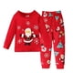 thumbnail image 1 of Conjunto de ropa de dormir con dibujos animados de Papá Noel para niños y niñas, camiseta de manga larga para bebés, Tops y pantalones, 2 piezas, para el hogar, 1 of 3