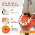 thumbnail image 5 of Rotating Slow Feeder Cat Bowl, Interactive Cat and Small Dog Feeding Toy, Maze-Style Food Puzzle Bowl Made From Food-Grade Plastic for Slower Eating, Engaging Mealtime, and Easy Cleaning, 5 of 7