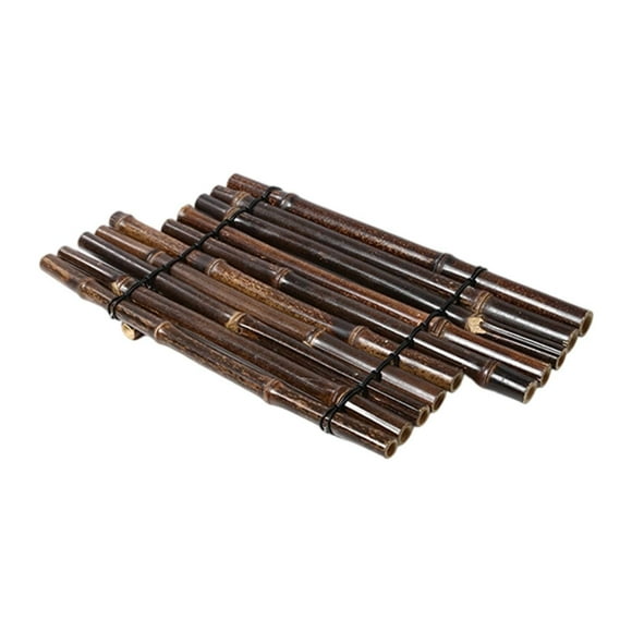 Tnarru Sushi Serving Tray Food Display Tray Bamboo Raft Multiuse Sashimi Stand Sushi Platter for Cookies Sandwiches Party Countertop M