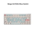 thumbnail image 2 of iBlancod Wireless Mechanical Keyboard 84 Keys 2.4G+BT5.0+Type-C 3 Connections 75% Low Profile Layout Keyboards 15 Light Effect 5 Brightness Levels for Tablet Laptop Smartphone OUTEMU Blue Sw, 2 of 5