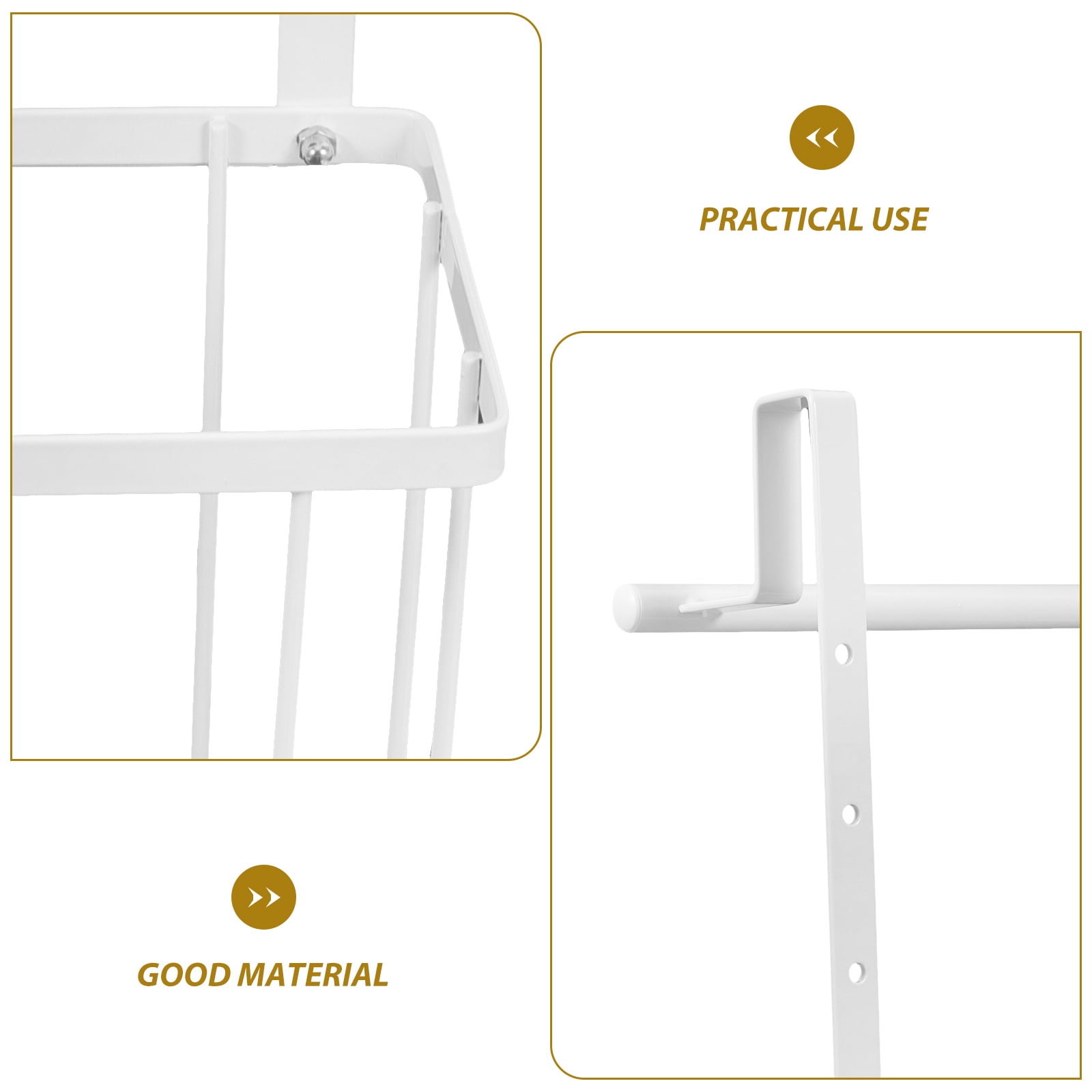 Under Sink Door Organizer Cabinet Door Holder Under Cabinet Organizer Wire Bathroom Holder for Kitchen Cabinet Door Organizer Under Sink Storage