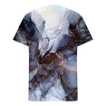 thumbnail image 5 of Qiopertar Liquidation à Moins de 5$ T-Shirt à Manches Courtes pour Hommes, Mode Décontractée, Col Rond, Imprimé, en Liquidation, Offres d'Accès Anticipé, 5 of 5