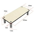 thumbnail image 5 of Wooden Display Riser Step Stand Toys Action Figure Holder Ladder Perfume Shelf - Wood, 1 Layer, 5 of 7