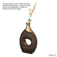 thumbnail image 6 of 19-Inch Black and Gold Farmhouse Vase - Decorative Piece for Boho Kitchen, Bedroom Table, Home Office, Living Room or Shelf Decor - Large Vase for Console, Coffee Table, and Entryway Centerpieces, 6 of 8