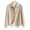 Beige, variant on Women Fall Winter Coat Thickened Double-sided Lapel Single-breasted Cardigan Loose Long Sleeve Buttons Pockets Lady Commute Jacket