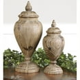 thumbnail image 1 of Uttermost Bristol Embouts en Bois Sculptés Naturels (Ensemble de 2), 1 of 2
