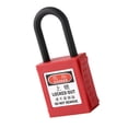 thumbnail image 2 of Candado de seguridad con llave, candado de seguridad rojo denso candado de seguridad rojo cerraduras de seguridad grado profesional, 2 of 10