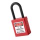 thumbnail image 2 of Candado de seguridad rojo, candado de seguridad rojo denso Candado de seguridad con bloqueo y etiquetado Calidad en la que puede confiar, 2 of 10