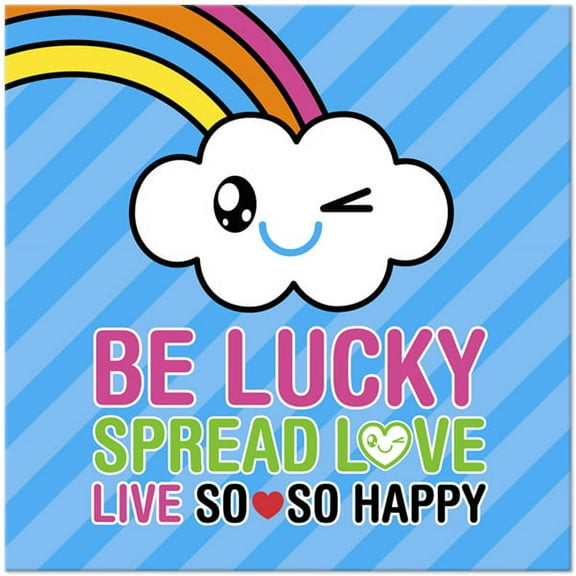 So So Happy Be Lucky Spread Love Live Birthday Party Paper Luncheon Napkins