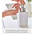 thumbnail image 2 of Yamazaki Home Foaming Soap Dispenser, White, ABS Plastic, 12.2 fluid oz., 360 milliliters, No Assembly, 2 of 7