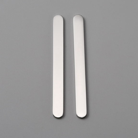 304 Stainless Steel Flat Ring Blanks Stamping Blanks Finger Ring Finding Stainless Steel Color 52x5x1.5mm