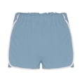 thumbnail image 5 of YVNAURA Women's 2026 Summer Flowy High Waisted Shorts with Pockets Pleated A-Line Athletic Running Shorts 2 in 1 Liner Quick Dry Tennis Golf Workout,Light Blue,S, 5 of 5