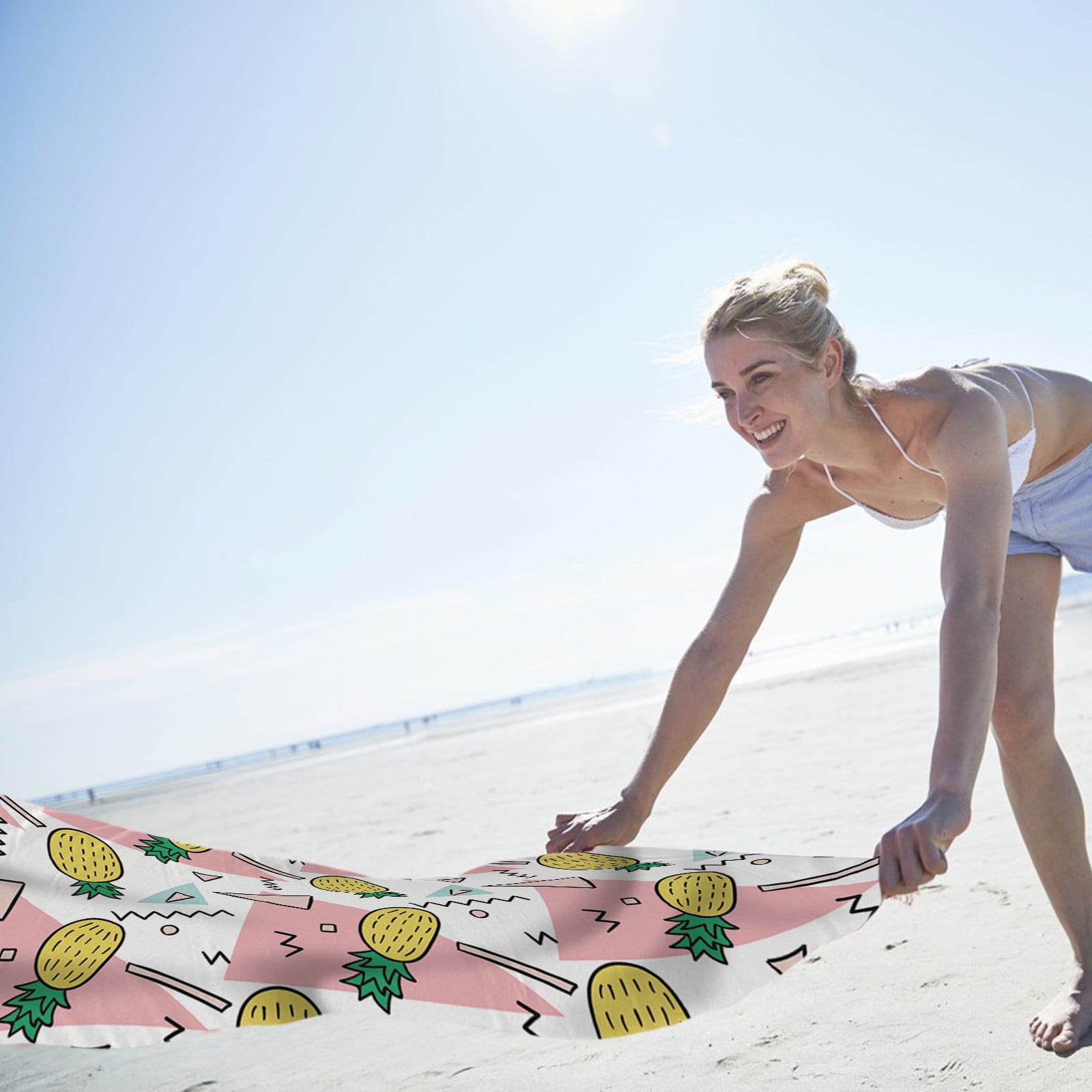 Serviette De Plage Surdimensionnée, Hockey Sur Glace Extra Large, Grande Piscine, Natation, Voyage, Serviettes Douces, Couverture En Vrac Pour Adultes, Hommes, Garçons, Adolescents, Amateurs De Sport