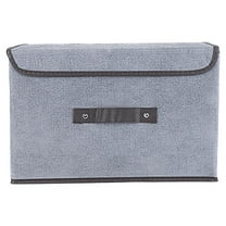 ZToonmas Closet Organizers And Storage Foldable Storage Box with Lid 2Pcs (Large Small) Fabric Storage Box with Lid, Closet Storage Box, Room Organization, Office Storage, Toy Storage