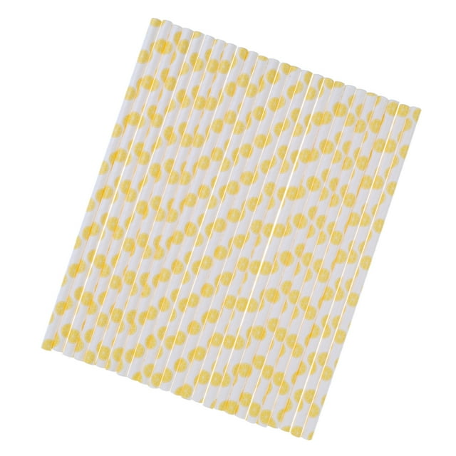 25 piezas de frutas de estilo biodegradable de papel bebiendo pajitas Sunnimix Pajas de beber