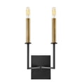 thumbnail image 5 of 83152BK Lark Lazlo - 2 Light Tall Wall Sconce In Transitional and Modern Style-15.25 Inches Tall and 8 Inches Wide, 5 of 18