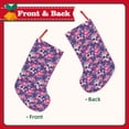 thumbnail image 2 of Lsque cool Skull flower colorful Pattern 18 Inch Christmas Stockings, Festive Holiday Stocking for Christmas Decorations Holiday Decor, 2 of 7