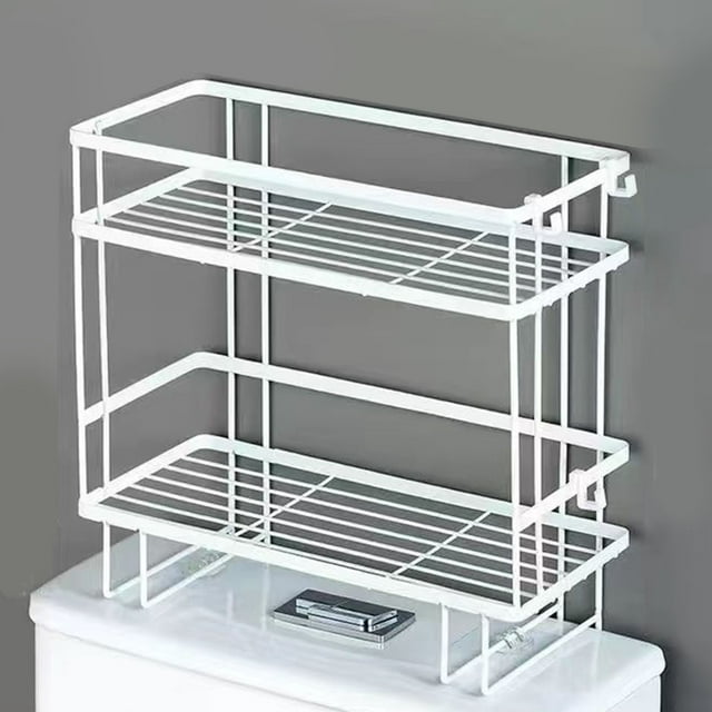 Estante para inodoro Jadeshay, estante engrosado, impermeable, almacenamiento sobre inodoro optimizado