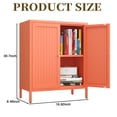 thumbnail image 5 of Bathroom Floor Cabinet,Storage Cabinet with Adjustable Shelf,Modern Freestanding Organizer,Farmhouse Buffet Sideboard,Accent Cabinets for Bathroom,Kitchen,Entryway, 5 of 6