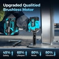 thumbnail image 2 of Llave de impacto TurboVolt 20V sin escobillas 630 N·m batería 4.0Ah, 2 of 9