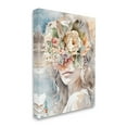 thumbnail image 4 of Stupell Industries Floral Portrait of Girl Botanical & Floral Painting Gallery Wrapped Canvas Art Print Wall Art, 24 x 30, 4 of 8