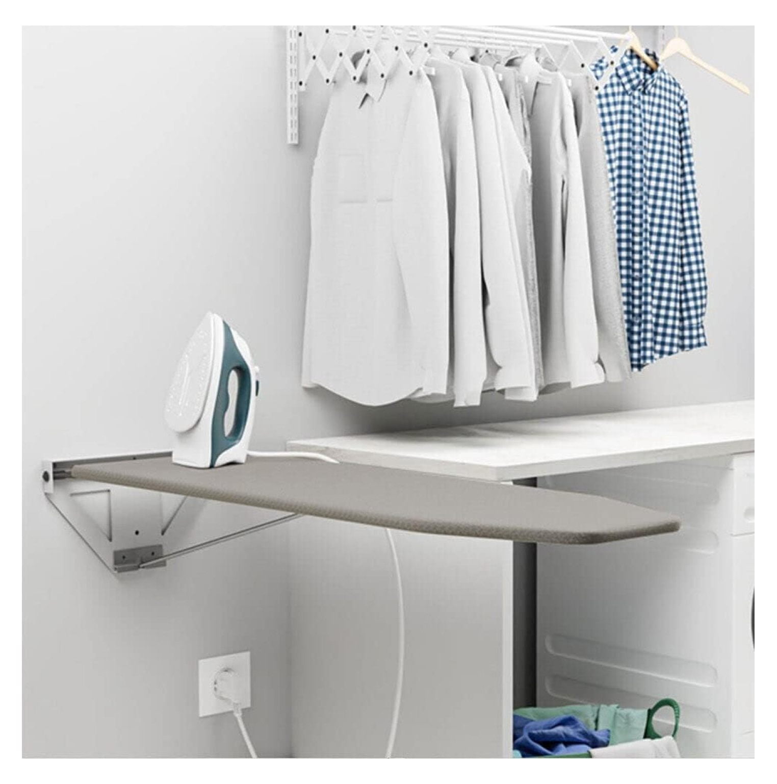 Ironing Base Ironing Board For Laundry Tailor Wall Mount Foldable Ironing Board With ...