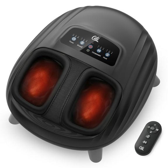 Foot Massage Machine with Heat, Shiatsu Feet Massager for Relax, Size up to 14, Gift for Mom