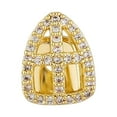 thumbnail image 3 of QccHieUs Hip Hop Teeth Grill Decor Copper Tooth Grill for Parties Music Festival Show Gold, 3 of 9