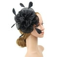 thumbnail image 4 of XIYON Fascinators Hats For Women Fascinators Womens Pillbox Flower Hat For Tea Party Wedding, 4 of 7