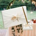 thumbnail image 4 of 1 Set Pen Holder Set Exquisite Festive Touch Fabric Aesthetic Visual Effect Signature Pen Holder for Home, 4 of 7