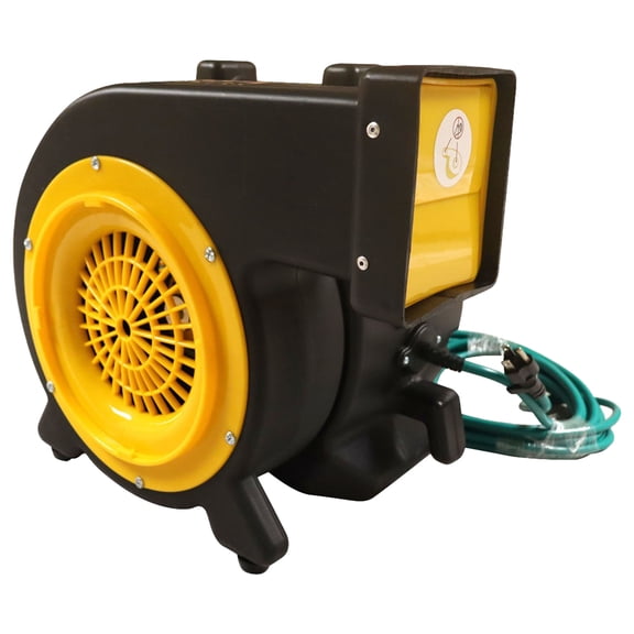 Zoom Blowers 1 HP LTE Inflatable Bounce House Air Blower Fan Electric Pump